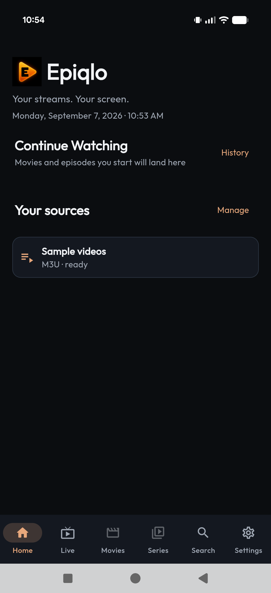 Epiqlo Home on Android
