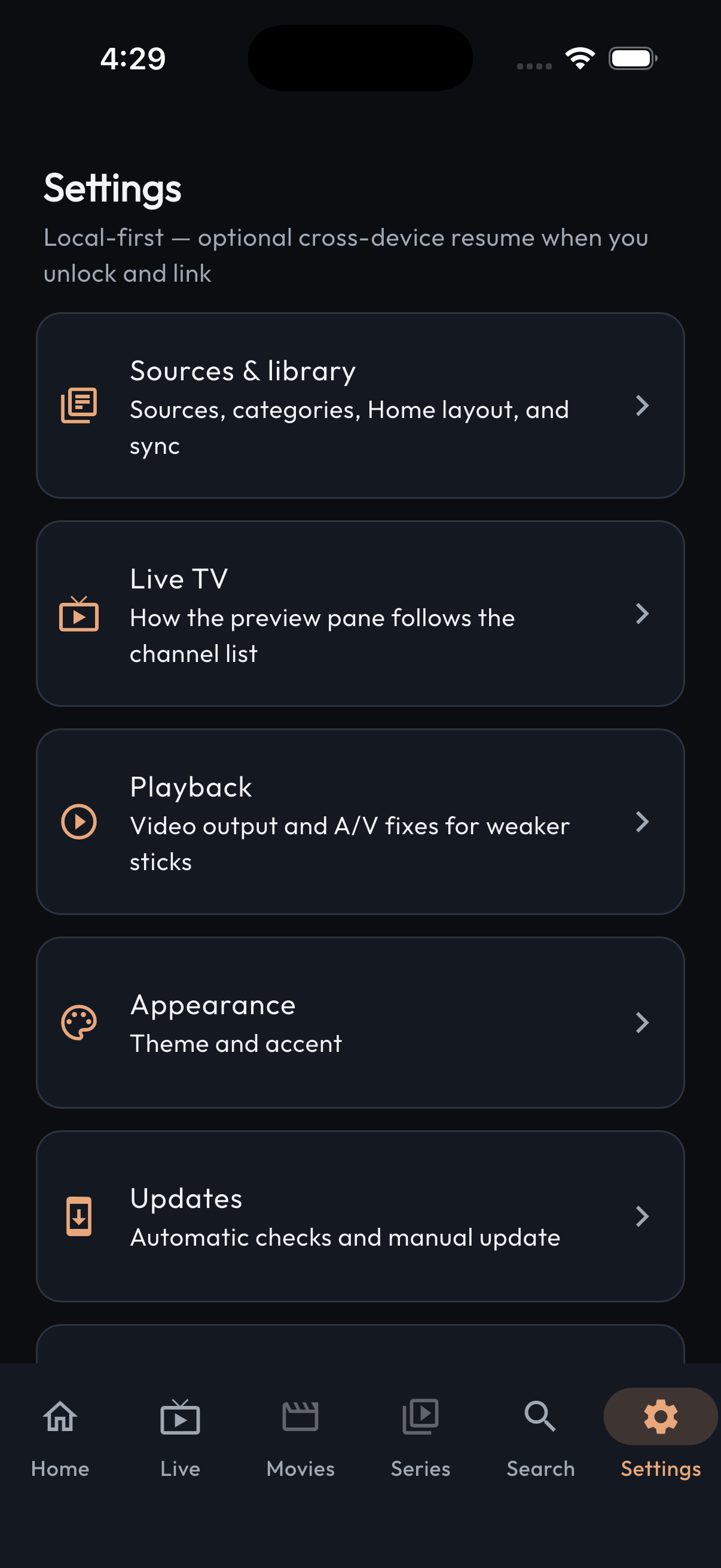 Epiqlo Settings